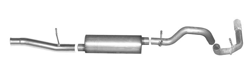 Gibson 10-13 GMC Sierra 1500 SLE 4.8l 3in Cat-Back Single Exhaust - Stainless - Mammoth Racing -