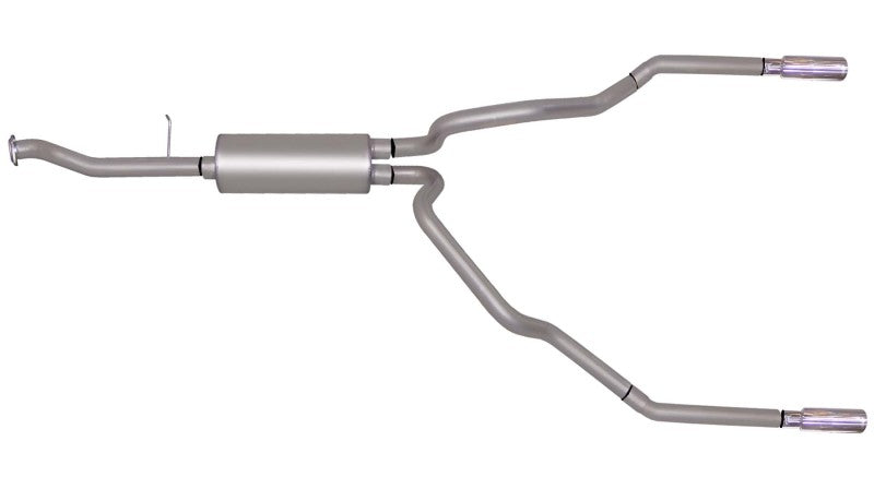 Gibson 99-05 Chevrolet Silverado 1500 Base 4.3l 2.5in Cat-Back Dual Split Exhaust - Stainless - Mammoth Racing -