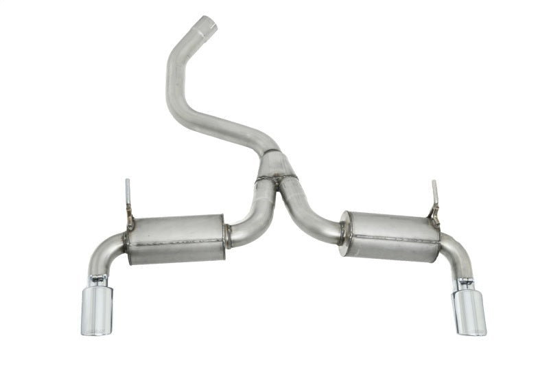 Gibson 14-21 Jeep Cherokee 3.2l 2.5in/2.25in Black Elite Cat-Back Dual Split Exhaust - Stainless - Mammoth Racing -