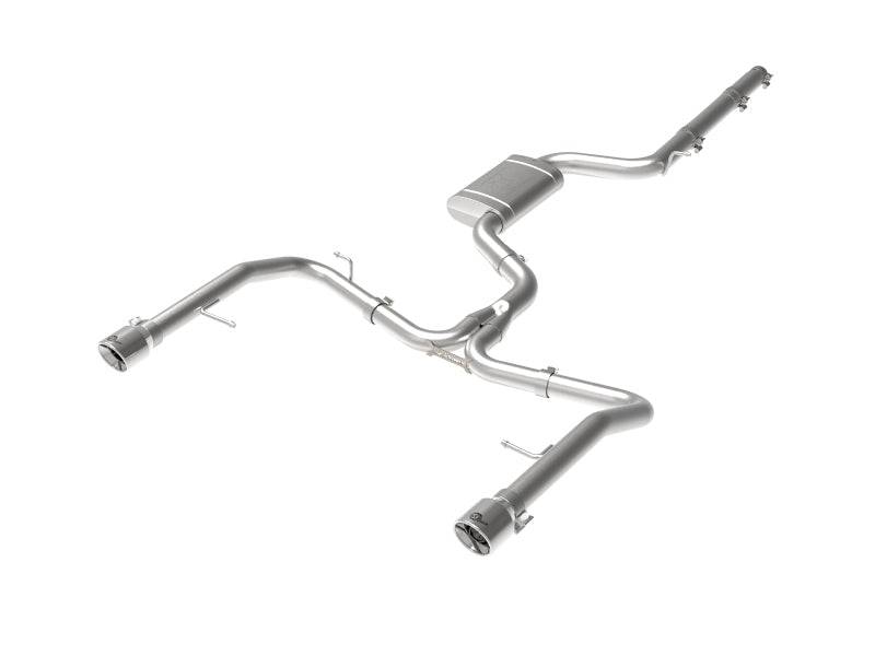 afe 19-21 VW Jetta GLI (MKVII) L4-2.0L (t) MACH Force-Xp 304 SS Cat-Back Exhaust System Polished Tip - My Store