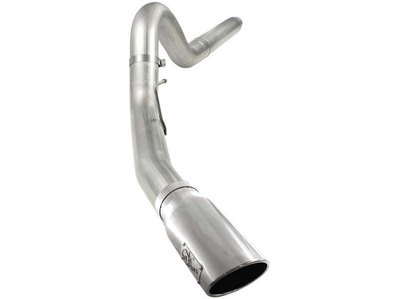 aFe MACHForce XP 5in DPF-Back Stainless Steel Exh Sys, polished tip,Ford Diesel Trucks 08-10 V8-6.4L - Mammoth Racing -