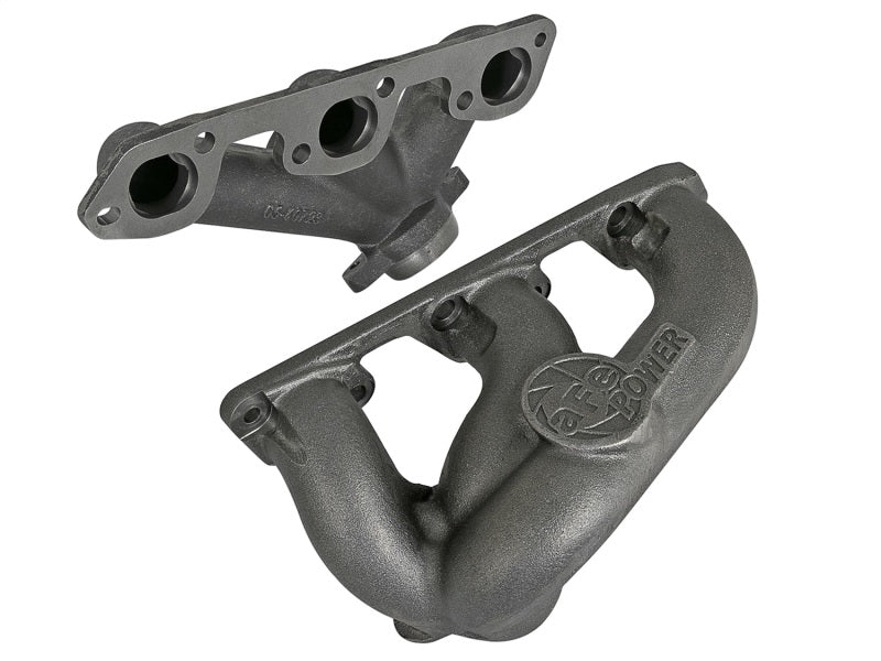 aFe BladeRunner Ported Ductile Iron Exhaust Manifold 07-11 Jeep Wrangler (JK) V6-3.8L - Mammoth Racing -