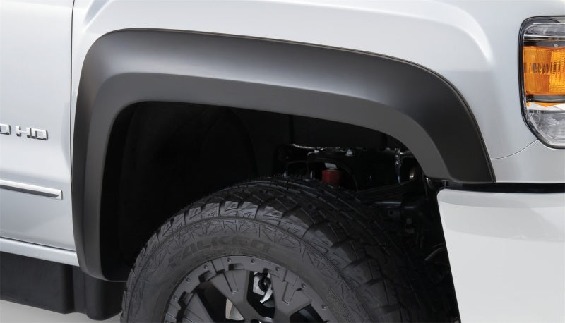 Bushwacker 15-18 GMC Sierra 2500 HD Extend-A-Fender Style Flares 2pc - Black - My Store
