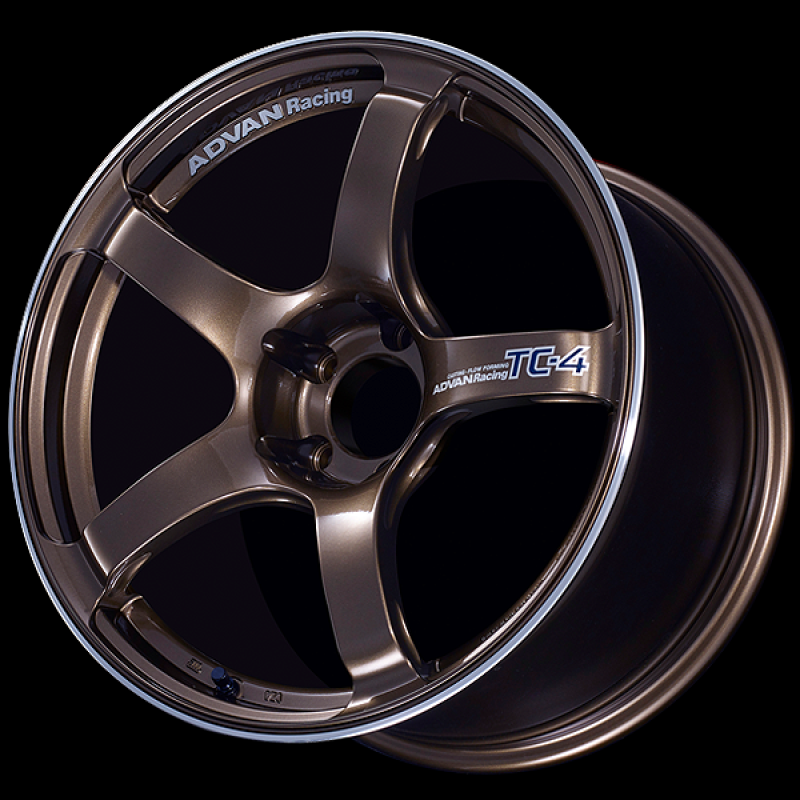 Advan TC4 17x9 +63 5x114.3 Racing Umber Bronze and Ring Wheel - My Store