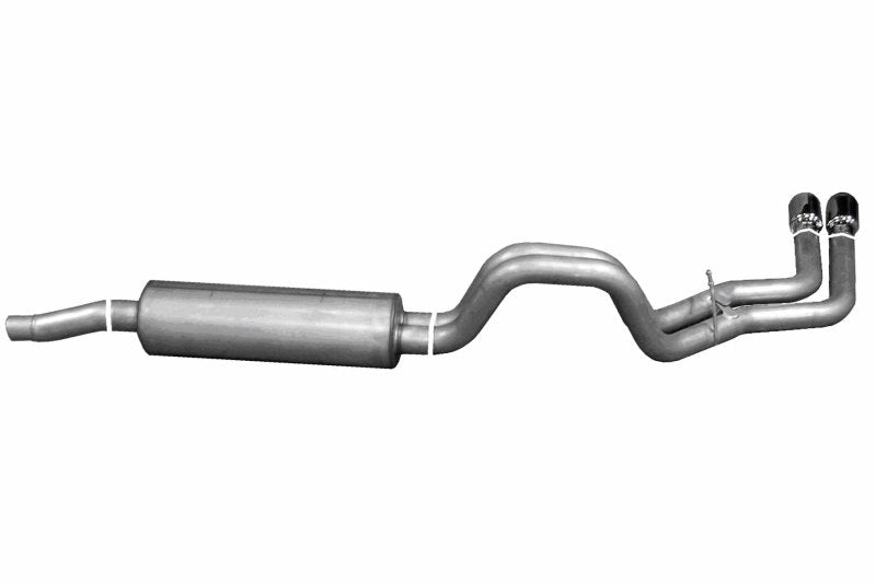 Gibson 02-03 Dodge Dakota SLT 3.9l 2.5in Cat-Back Dual Sport Exhaust - Stainless - Mammoth Racing -