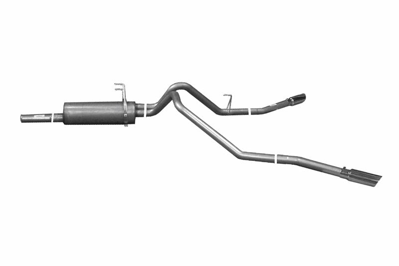 Gibson 03-06 Toyota Tundra Limited 4.7l 2.5in Cat-Back Dual Extreme Exhaust - Stainless - Mammoth Racing -