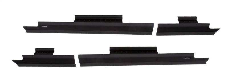 Bushwacker 09-18 RAM 1500 Extended Cab Trail Armor Rocker Panel and Sill Plate Cover - Black - Mammoth Racing -