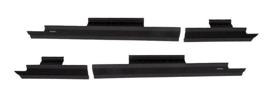 Bushwacker 09-18 RAM 1500 Extended Cab Trail Armor Rocker Panel and Sill Plate Cover - Black - Mammoth Racing -