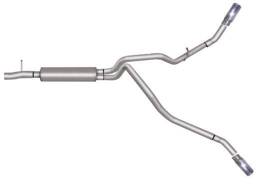 Gibson 2016 Ford F-250 Super Duty XL 6.2l 2.5in Cat-Back Dual Extreme Exhaust - Stainless - Mammoth Racing -