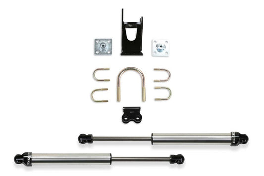 Fabtech 05-21 Ford F250/350 4WD Dual Steering Stabilizer System (Opposing Style) w/DL 2.25 Shocks - My Store