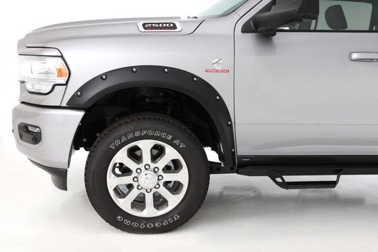 Bushwacker 2019 Dodge Ram 2500/3500 Pocket Style Flares 2pc - Black - Mammoth Racing -