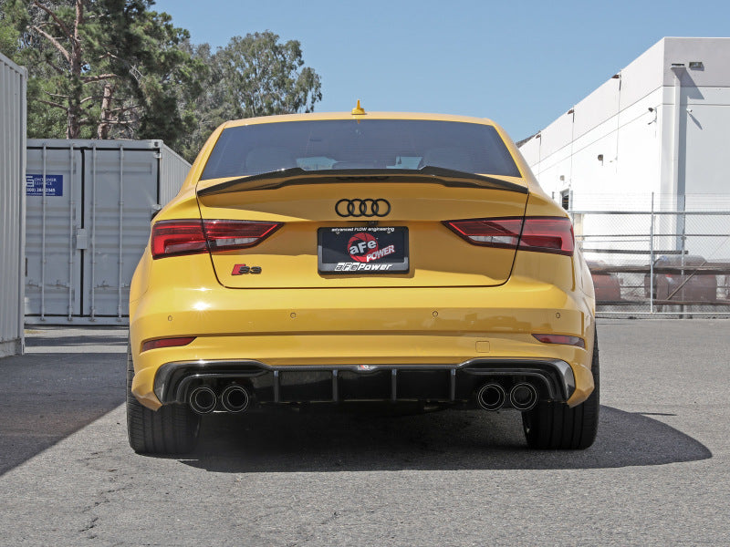 aFe MACHForce XP 3in-2.5in 304SS Exhaust Cat-Back 15-20 Audi S3 L4-2.0L (t) - Carbon Tips - Mammoth Racing -