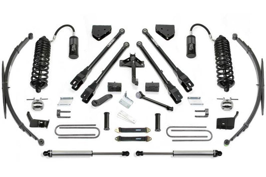 Fabtech 11-16 Ford F250/350 4WD 8in 4Link Sys w/4.0 R/R & 2.25 & Rr Lf Sprngs - Mammoth Racing -