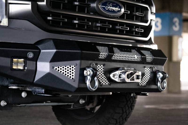DV8 Offroad 21-22 Ford F-150 MTO Series Winch Front Bumper - Mammoth Racing -