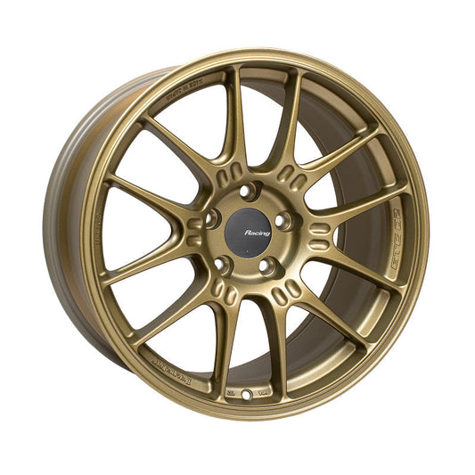Enkei GTC02 18x9.5 5x114.3 40mm Offset 75mm Bore Titanium Gold Wheel - Mammoth Racing -