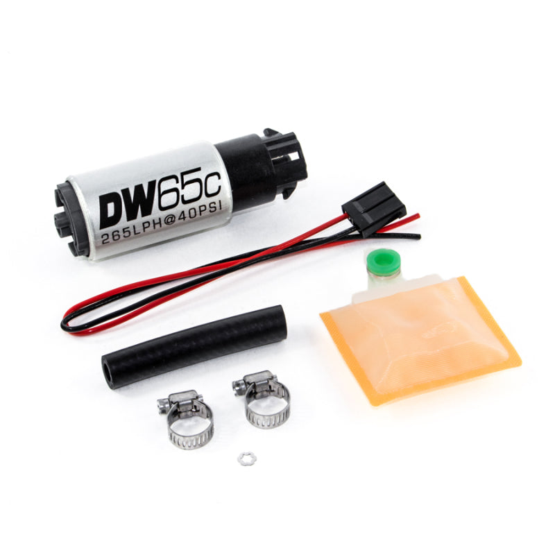 DeatschWerks 265 LPH Compact In-Tank Fuel Pump w/ Clips & Universal Install Kit - Mammoth Racing -