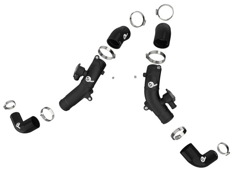 aFe 2022 Toyota Tundra V6-3.5L (tt) BladeRunner 2.5in Aluminum Hot Charge Pipe - Black - My Store