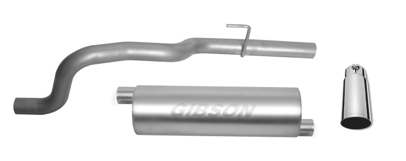 Gibson 02-04 Jeep Grand Cherokee Laredo 4.0l 2.5in Cat-Back Single Exhaust - Stainless - Mammoth Racing -