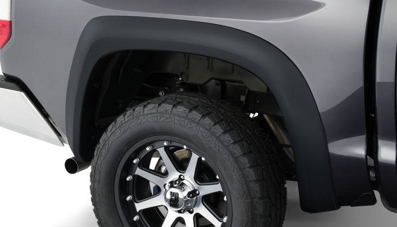 Bushwacker 14-18 Toyota Tundra Fleetside Extend-A-Fender Style Flares 2pc - Black - Mammoth Racing -