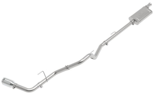 aFe Apollo GT Series 2.5in 409SS 20-21 Jeep Gladiator (JT) V6-3.6L - Black Tip - Mammoth Racing -