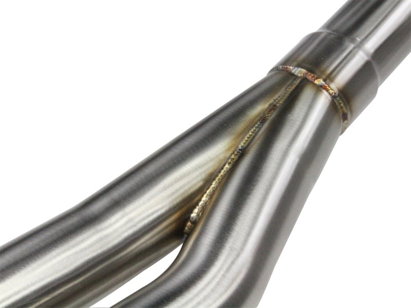 aFe 20-21 Audi A4 L4-2.0L (t) MACH Force-Xp 3in to 2-1/2in Stainless Steel Cat-Back Exhaust System - Mammoth Racing -