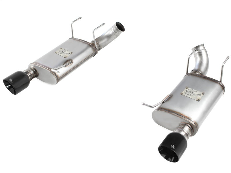 aFe MACHForce XP Exhaust 11-14 Ford Mustang GT V8-5.0L 3in. Stainless Steel Axle-Back w/Black Tips - Mammoth Racing -
