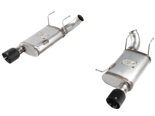 aFe MACHForce XP Exhaust 11-14 Ford Mustang GT V8-5.0L 3in. Stainless Steel Axle-Back w/Black Tips - Mammoth Racing -