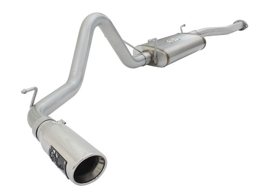 aFe MACH Force XP 2.5in Cat-Back Stainless Steel Exhaust w/Polished Tip Toyota Tacoma 13-14 2.7L - Mammoth Racing -