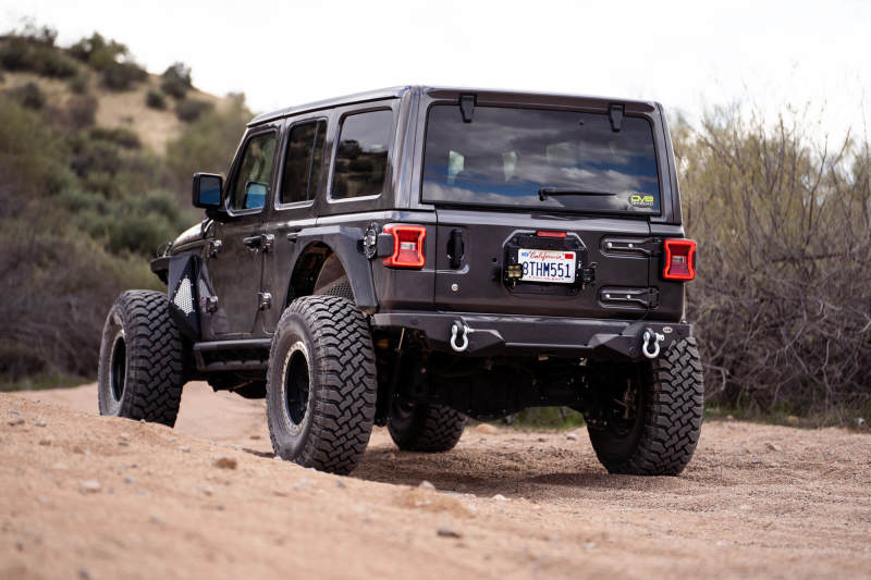 DV8 Offroad 18-22 Jeep Wrangler JL Spare Tire Delete Kit w/Light Mounts - Mammoth Racing -