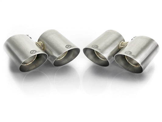 aFe MACH Force-Xp 304 SS OE Exhaust Tips Polished 12-16 Porsche 911 (C2S 991) H6 3.8L - Mammoth Racing -