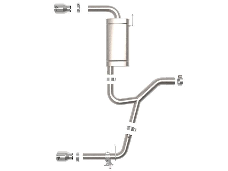 aFe 15-21 BMW X1 F48 L4 2.0L (t) MACH Force-Xp 3 to 2-1/2 IN SS Axle-Back Exhaust w/Polished Tip - My Store