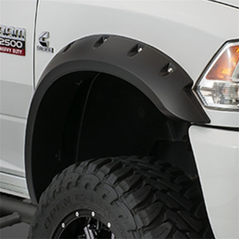 Bushwacker 15-18 Chevy Silverado 2500 HD Max Pocket Style Flares 2pc - Black - My Store