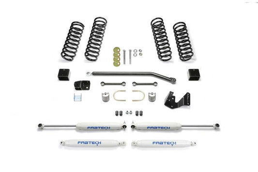 Fabtech 07-18 Jeep JK 4-Door 3in Sport Ii w/Perf Shocks - Mammoth Racing -