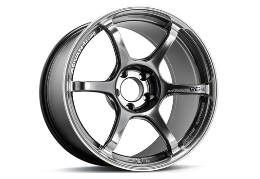 Advan RG-4 18x10 +35 5-114.3 Racing Hyper Black & Ring Wheel - My Store