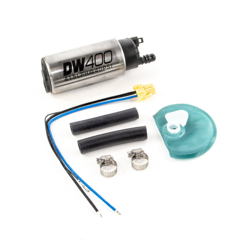 DeatschWerks 415LPH DW400 In-Tank Fuel Pump w/ Universal Set Up Kit - Mammoth Racing -