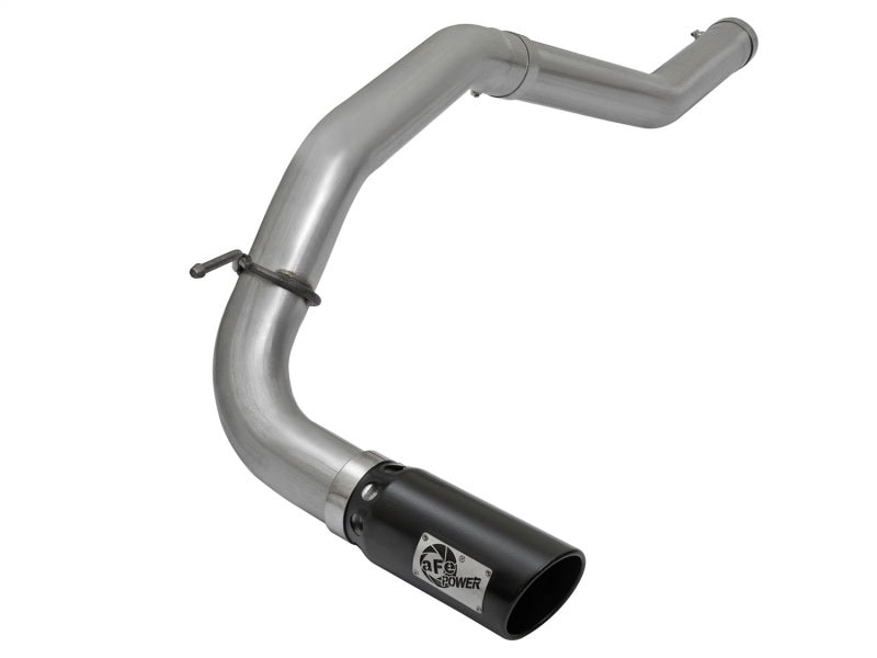 aFe LARGE Bore HD DPF-Back SS Exhaust w/ Black Tip 2016 Nissan Titan XD V8-5.0L (td) - Mammoth Racing -
