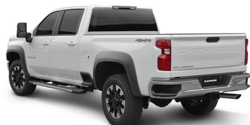 Bushwacker 2020 Chevrolet Silverado 2500/3500 Extend-A-Fender Style Flares 4pc - Black - Mammoth Racing -