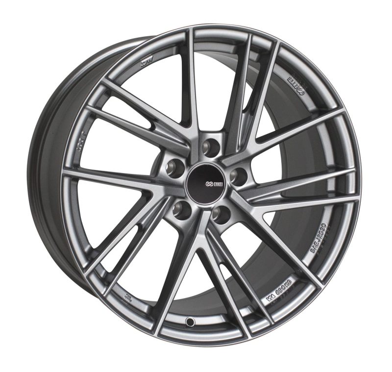 Enkei TD5 18x8.0 5x114.3 25mm Offset 72.6mm Bore Storm Gray Wheel - Mammoth Racing -