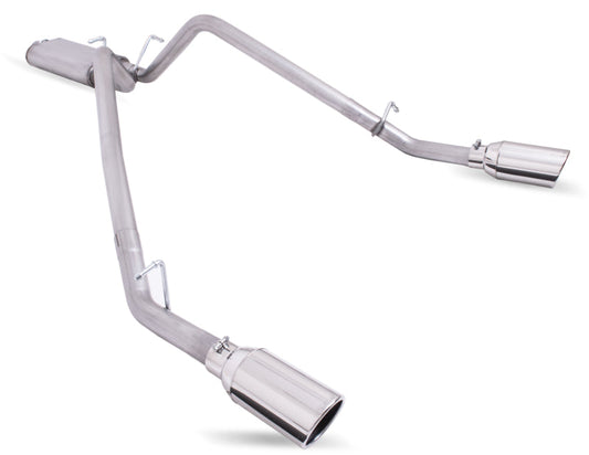 Gibson 2019 Ram 1500 Big Horn 5.7l 2.5in Cat-Back Dual Split Exhaust - Stainless - Mammoth Racing -