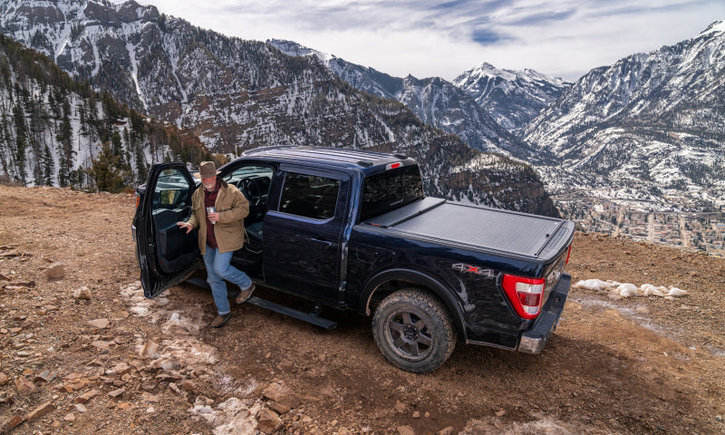 AMP Research 21-23 Ford Bronco (4 Door) / 19-22 Ford Ranger Powerstep Plug N Play - Black - My Store