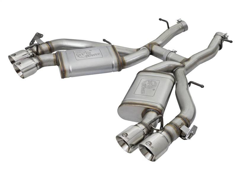 aFe MACHForce XP 3in 304 SS Axle-Back Dual Exhaust (NPP) w/ Polished Tips 16-17 Camro SS V8-6.2L - My Store