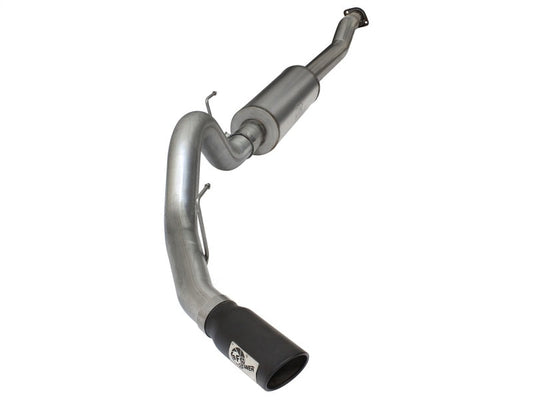 aFe MACHForce XP SS Exhaust 4in Cat-Back w/ Black Tip 2015 Ford F-150 EcoBoost V6 2.7/3.5Ltt - Mammoth Racing -