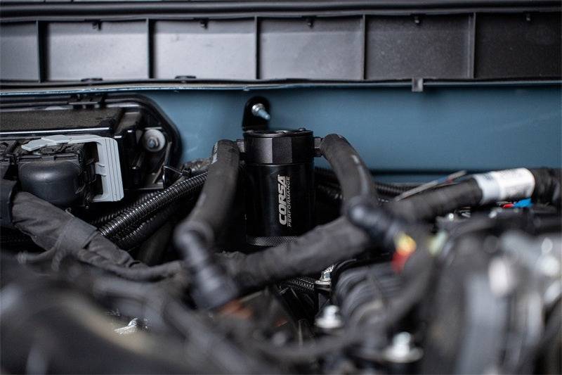 Corsa 21-22 Ford Bronco 2.7L Catch Can - Mammoth Racing -