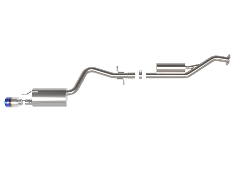 aFe Lexus IS300 01-05 L6-3.0L Takeda Cat-Back Exhaust System- Blue Tip - Mammoth Racing -