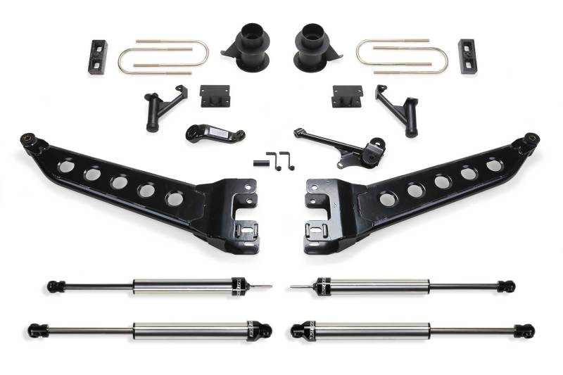 Fabtech 13-16 Ram 3500 4WD w/Factory Radius Arms 5in Radius Arm System w/DL Shocks - Mammoth Racing -