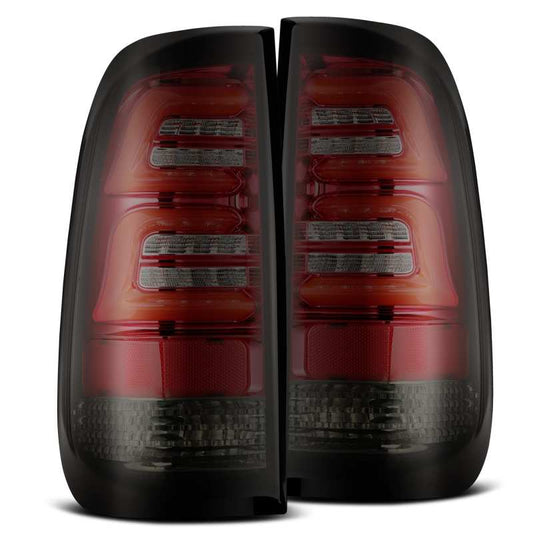 AlphaRex 97-03 Ford F-150 (Excl 4 Door SuperCrew Cab) PRO-Series LED Tail Lights Red Smoke - My Store