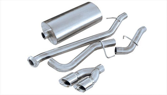 Corsa 14260 3.0 Inch Cat-Back Sport Single Side Exhaust 4.0 Inch Polished Tips - Mammoth Racing -COR14260