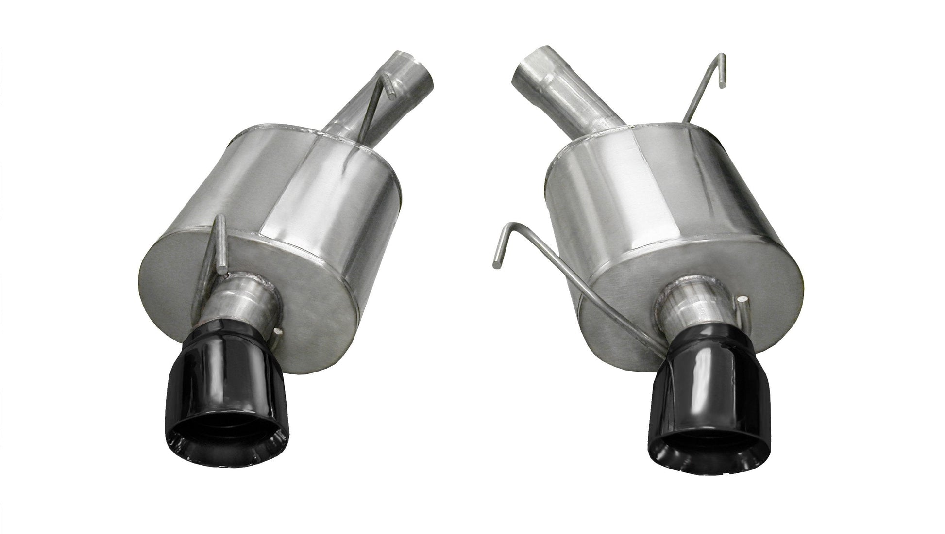 14311BLK Corsa 2.5 Inch Axle-Back Sport Dual Exhaust Black 4.0 Inch Tips 05-10 Mustang GT 4.6L/Shelby GT500 5.4L Stainless Steel Corsa Performance - Mammoth Racing -COR14311BLK