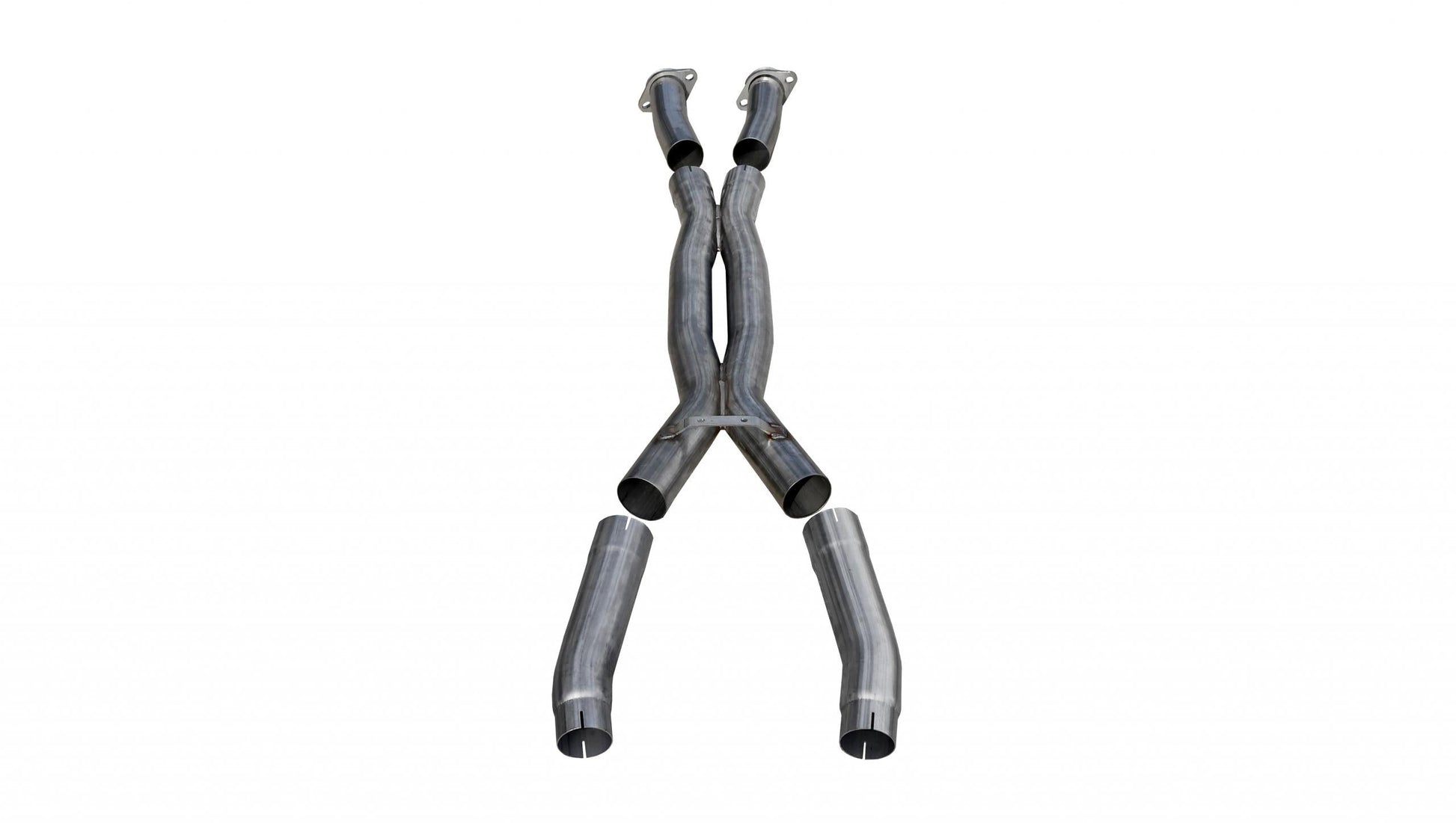 14353 Corsa Double Helixx X-Pipe 3.0 Inch Stainless Steel 09-13 Chevy Corvette C6 6.2L V8 Corsa Performance - Mammoth Racing -14353