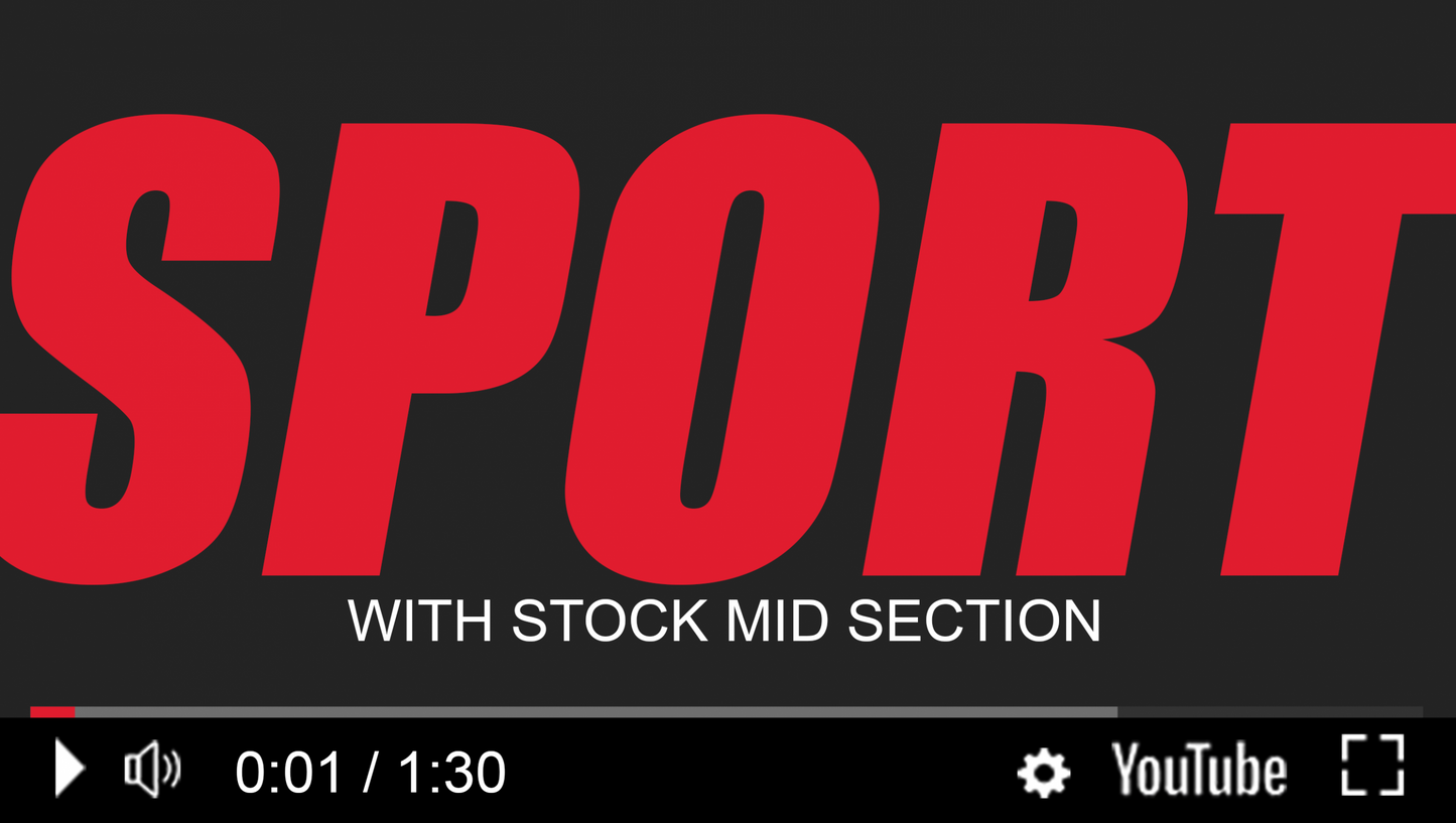 Corsa 14397GNM 3.0 Inch Cat-Back Sport Dual Rear Exhaust 5 Inch Gunmetal Tips - Mammoth Racing -COR14397GNM